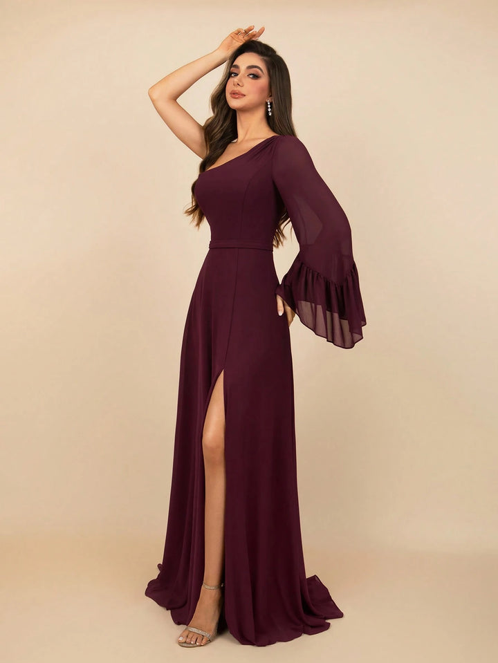 Rochie maxi SHEIN, vișiniu