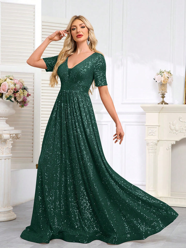 Rochie de ocazie SHEIN, verde