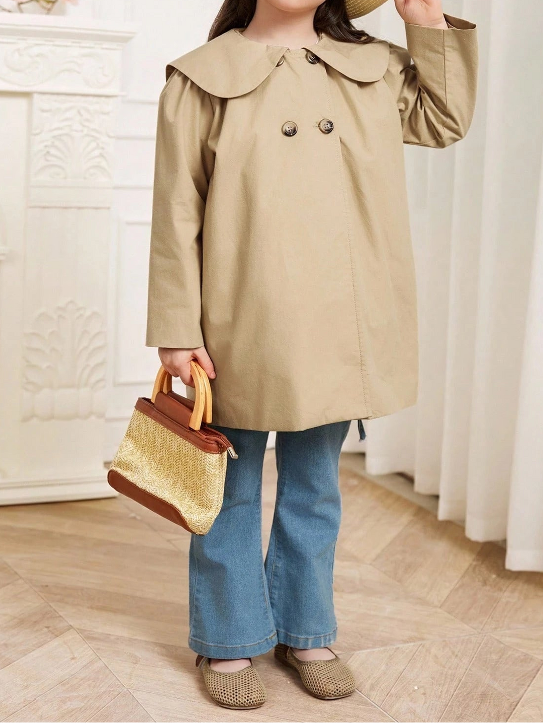 Trench SHEIN, bej