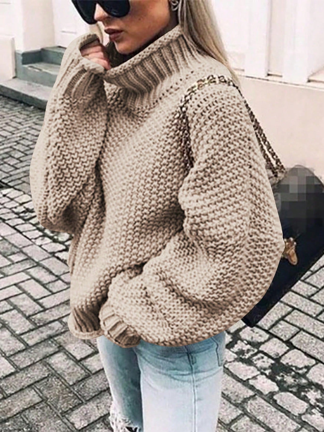 Pulover SHEIN, bej