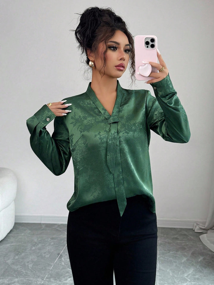 Bluză SHEIN, verde