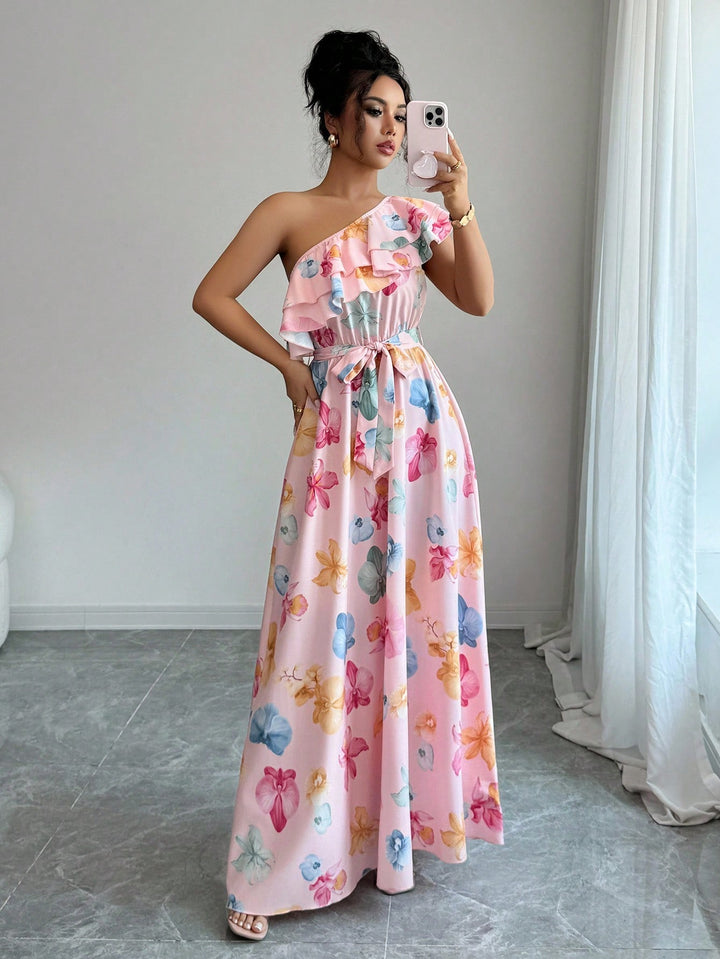 Rochie maxi SHEIN, mix culori