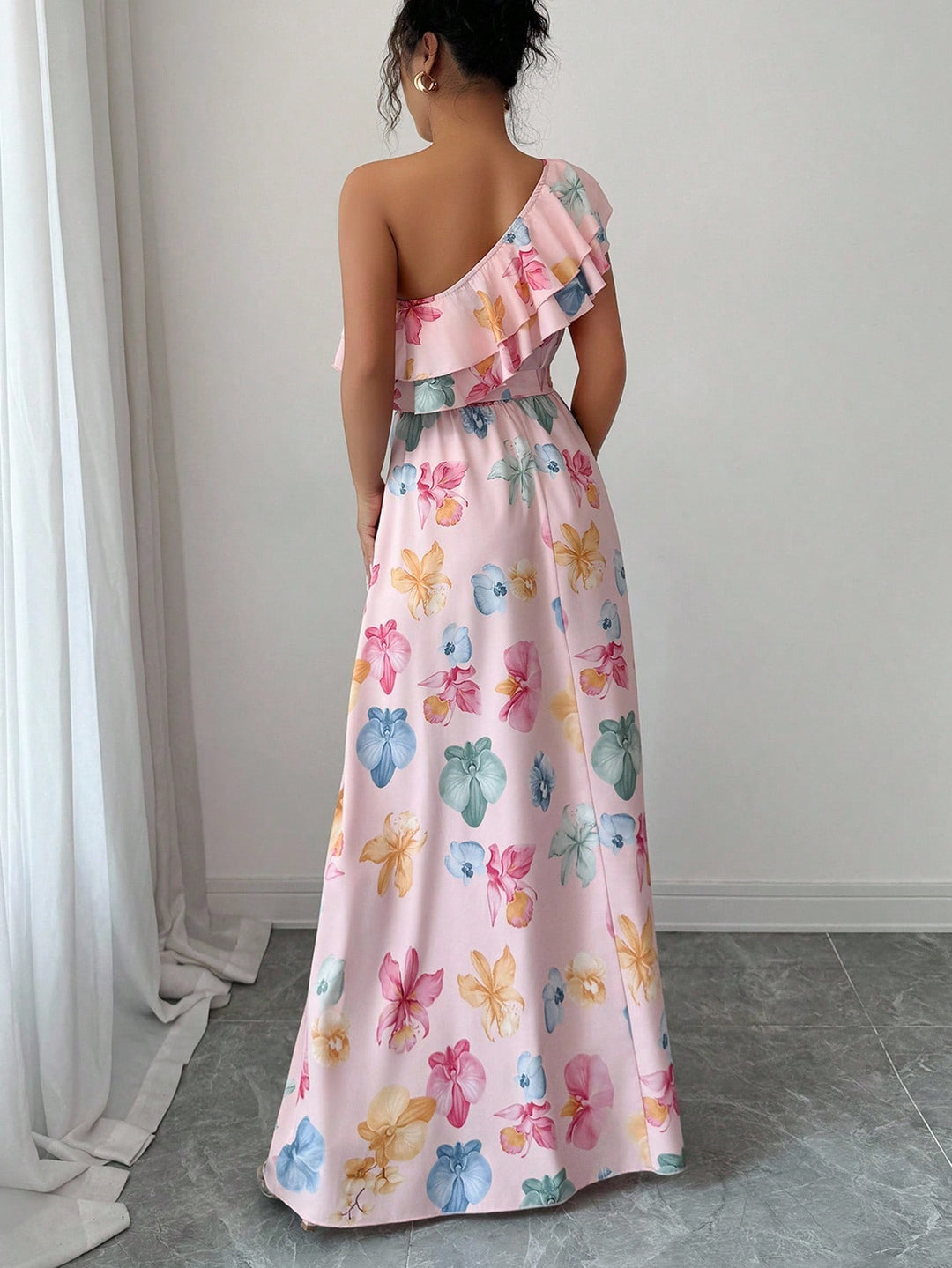 Rochie maxi SHEIN, mix culori