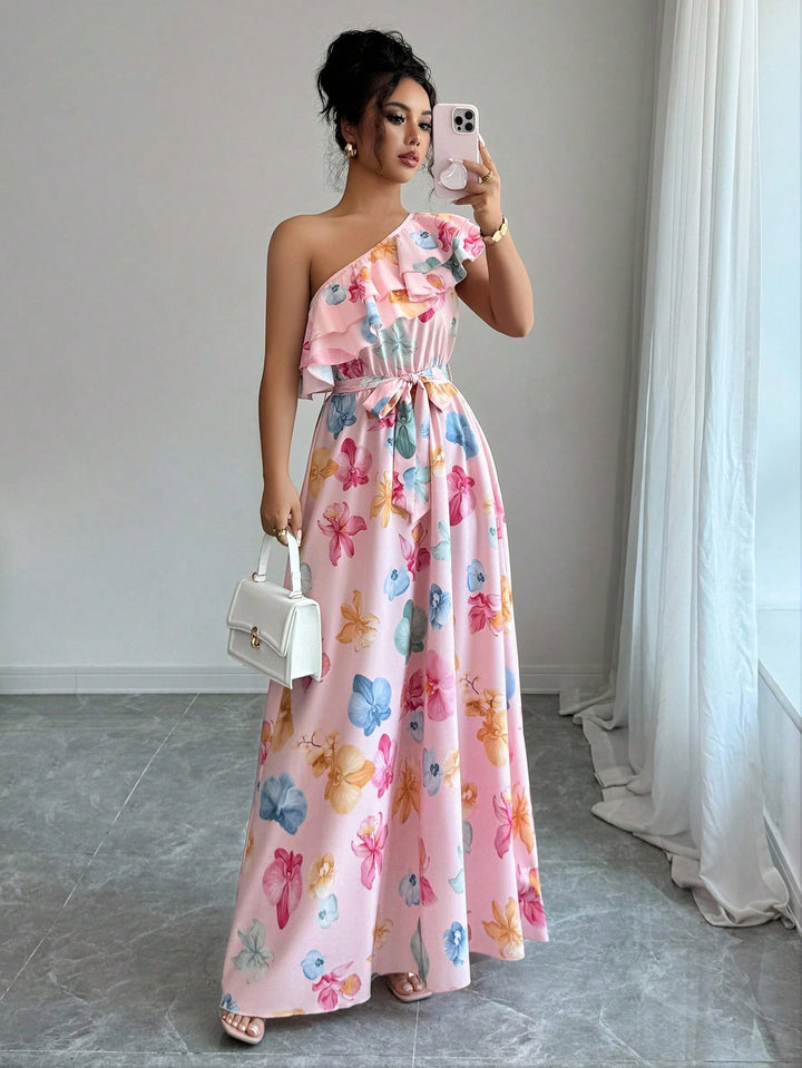 Rochie maxi SHEIN, mix culori