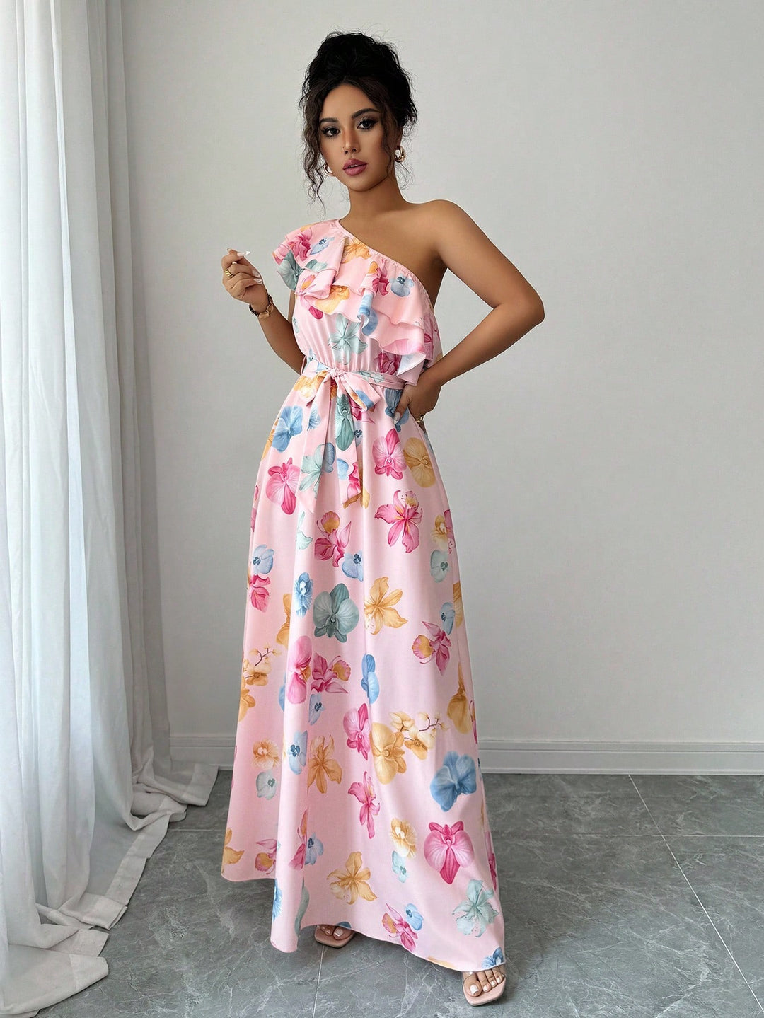 Rochie maxi SHEIN, mix culori