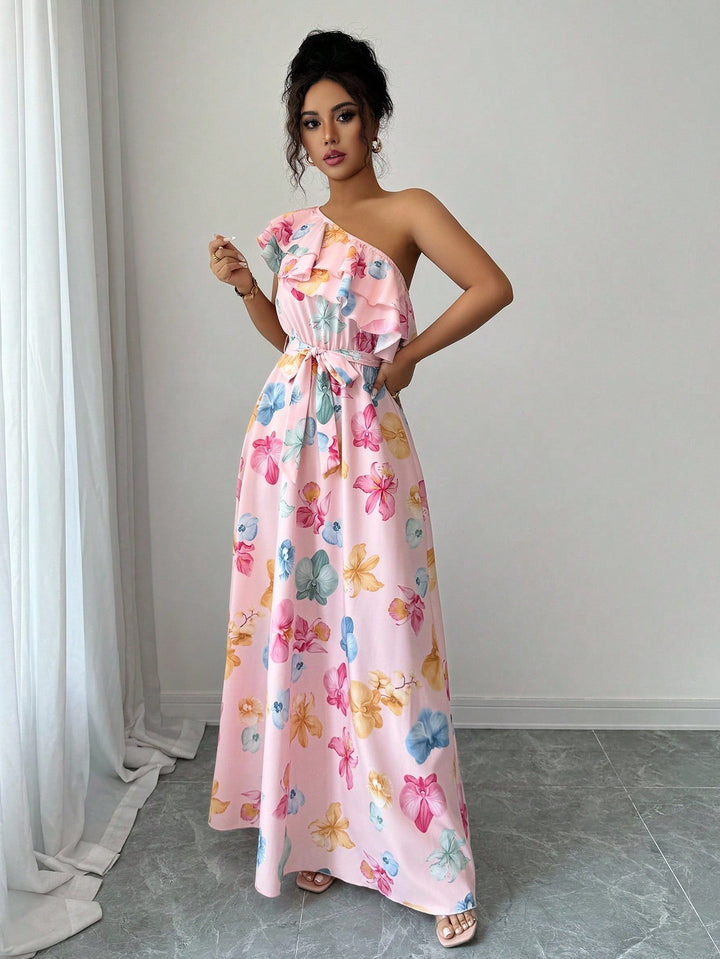 Rochie maxi SHEIN, mix culori