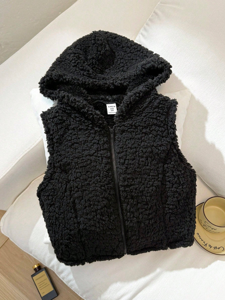 Vestă SHEIN, negru