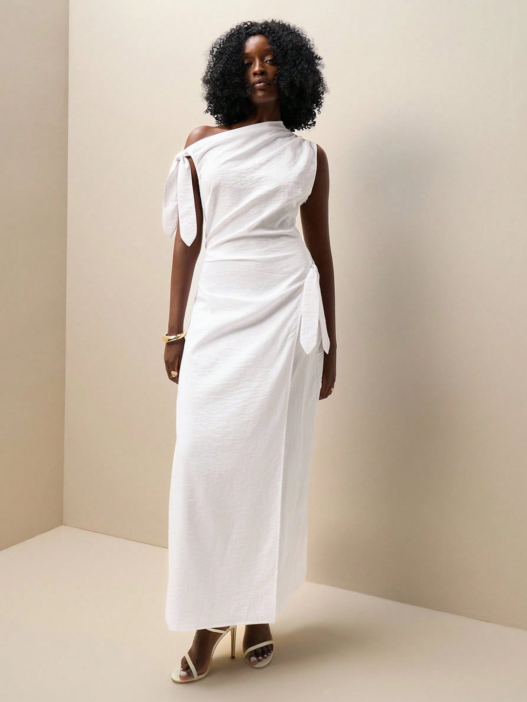 Rochie maxi SHEIN, alb