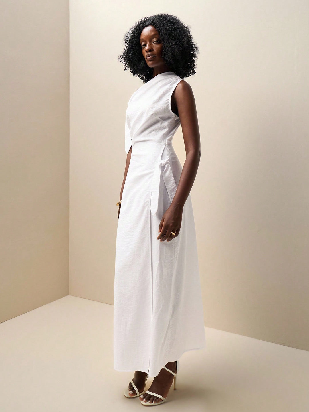 Rochie maxi SHEIN, alb