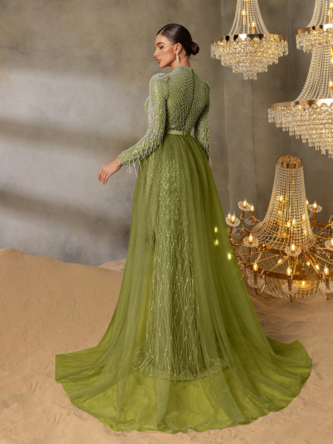 Rochie SHEIN, verde