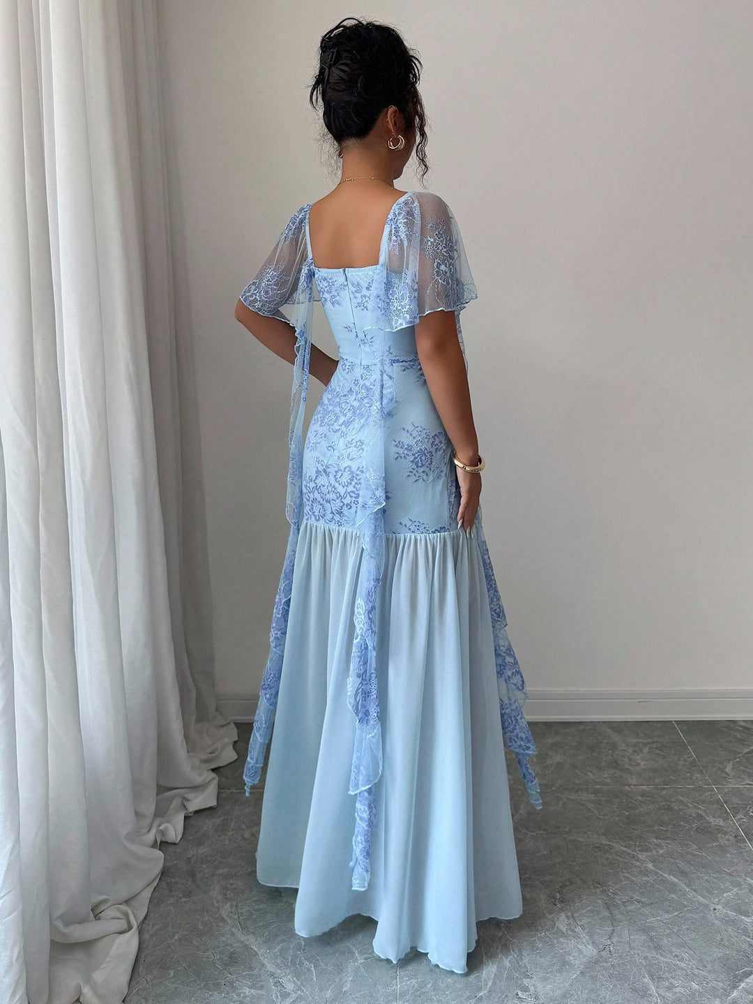 Rochie maxi SHEIN, albastru