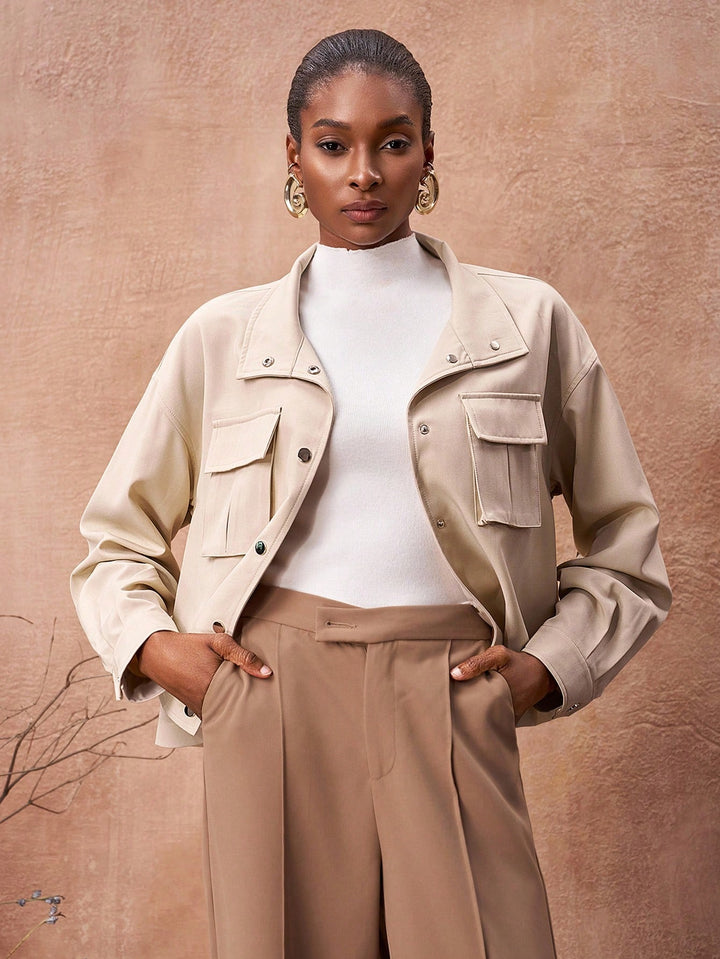 Jachetă SHEIN, bej