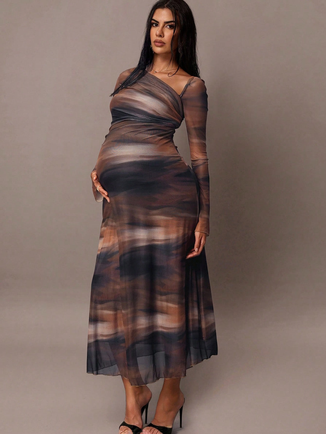 Rochie SHEIN, maro