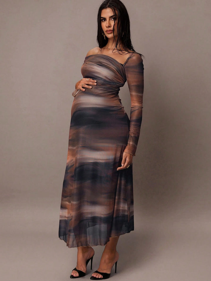 Rochie SHEIN, maro