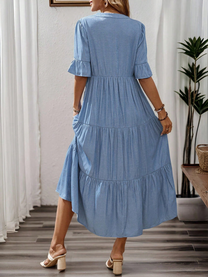 Rochie maxi SHEIN, albastru