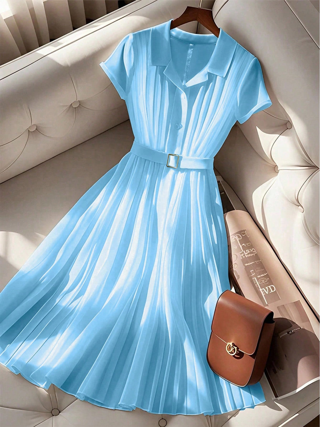 Rochie midi SHEIN, albastru