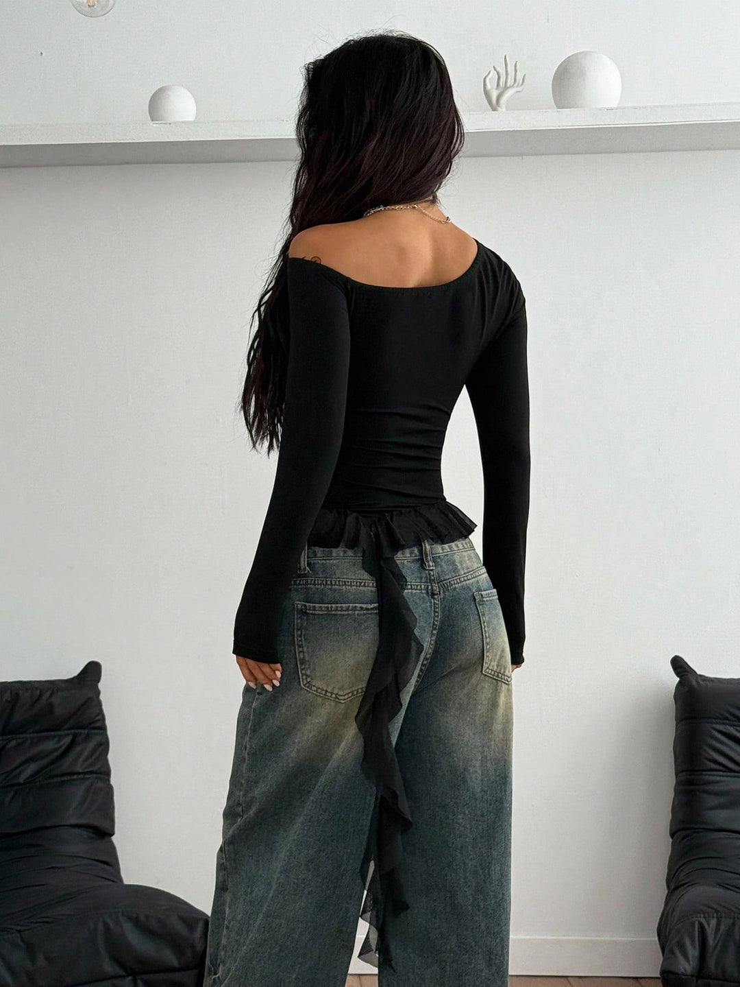 Tricou SHEIN, negru