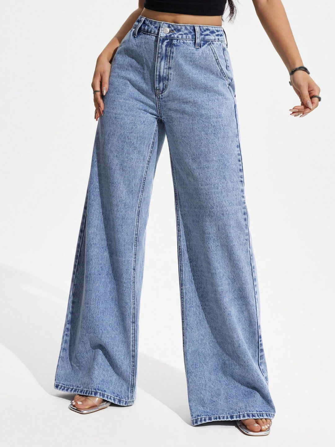 Jeans SHEIN, albastru