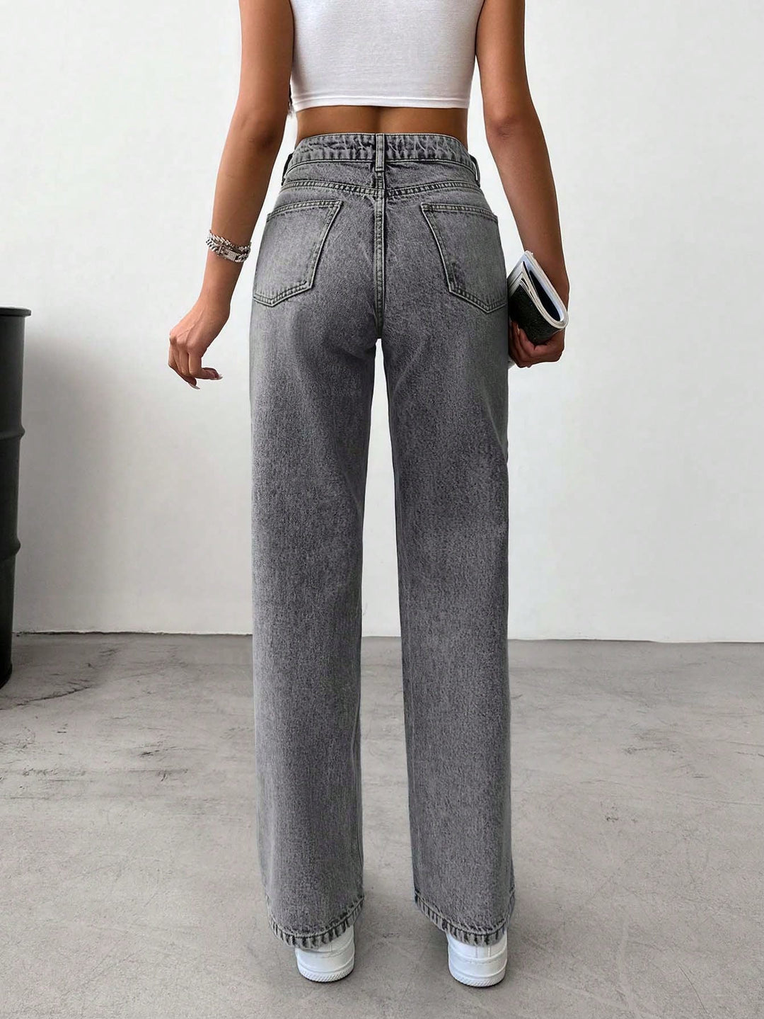 Jeans SHEIN, gri