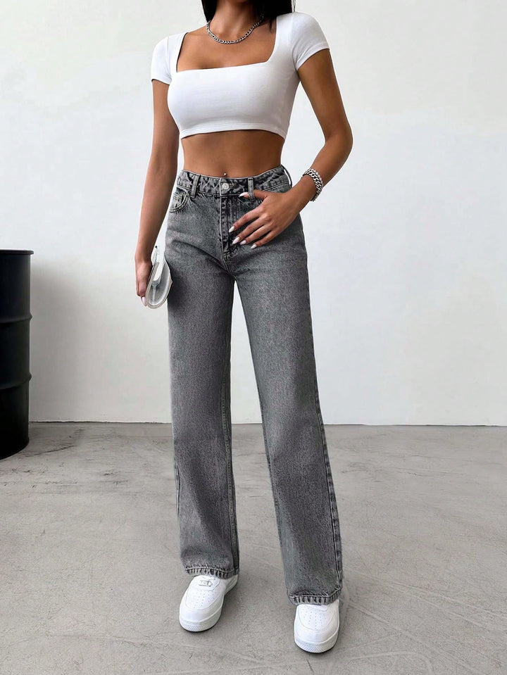 Jeans SHEIN, gri