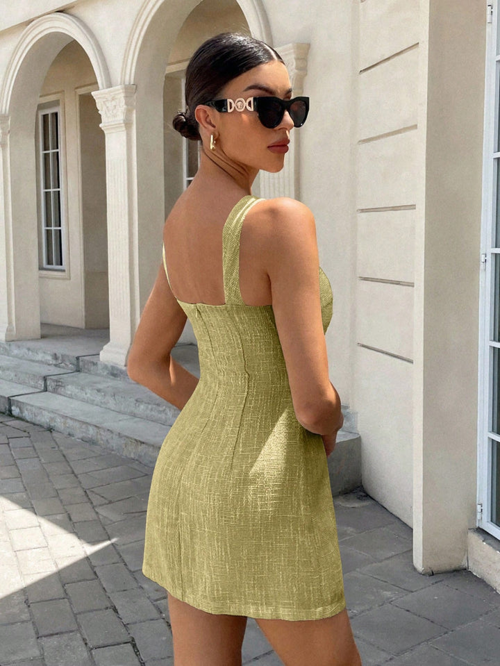 SHEIN mini ruha, zöld