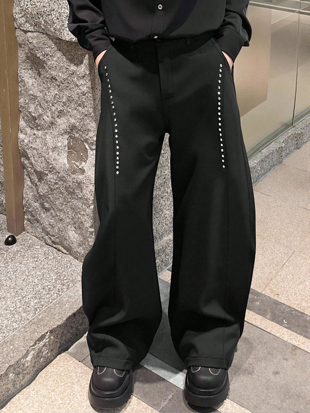 Pantaloni SHEIN, negru