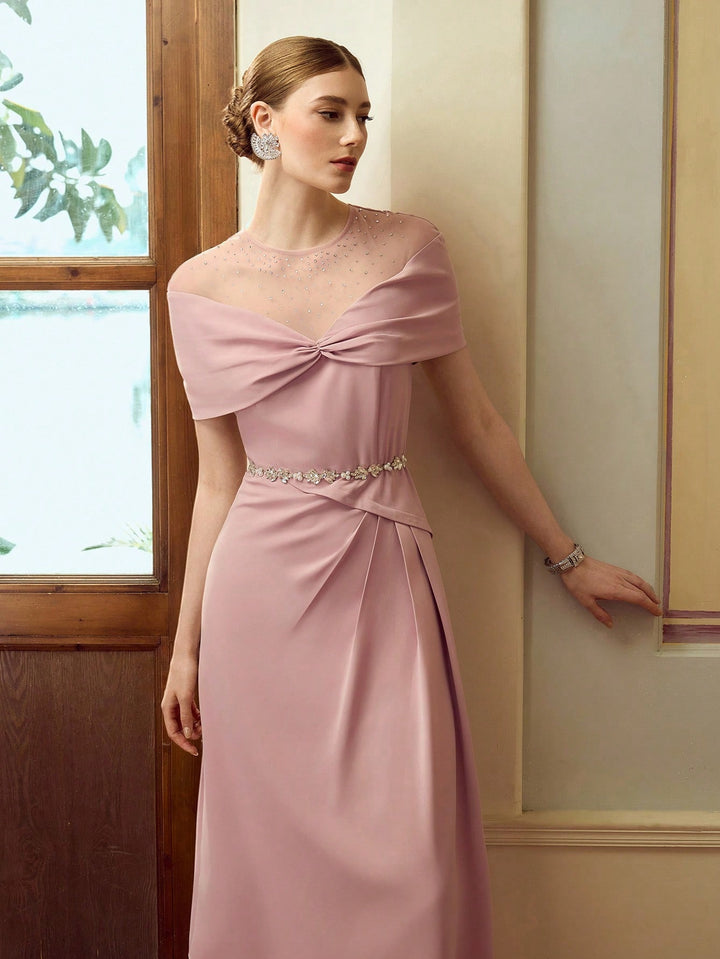 Rochie maxi SHEIN, roz