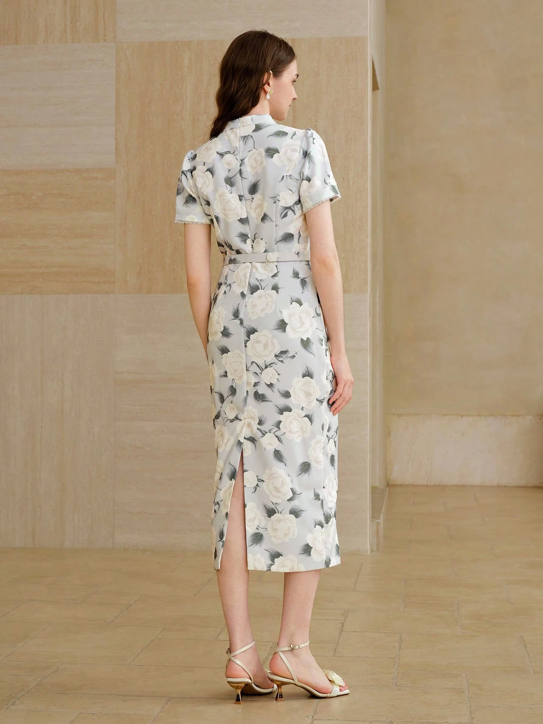 Rochie midi SHEIN, mix culori