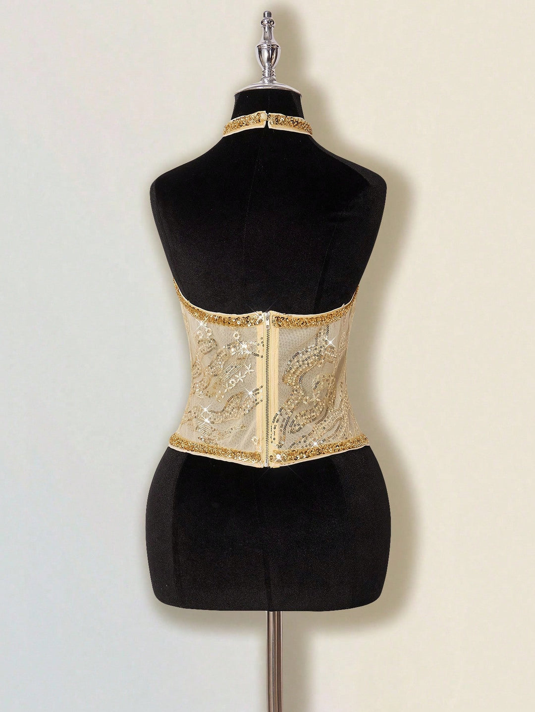 Top SHEIN, auriu