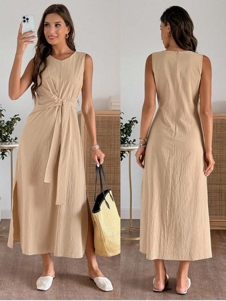 Rochie maxi SHEIN, kaki