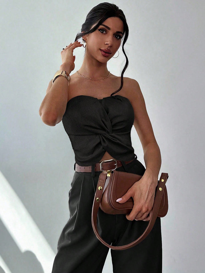 Top SHEIN, negru