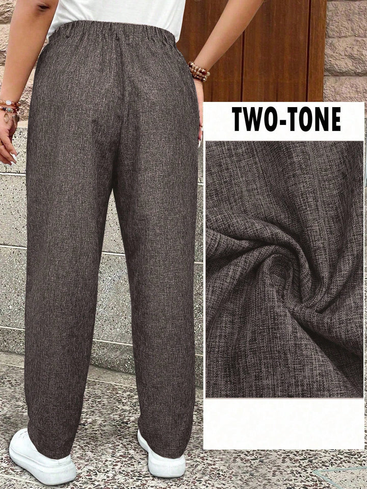 Pantaloni SHEIN, maro