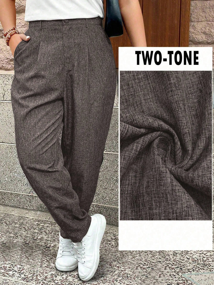 Pantaloni SHEIN, maro