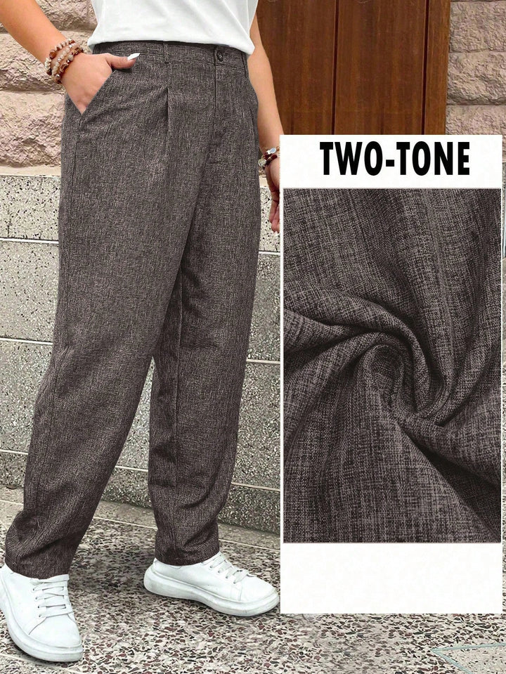 Pantaloni SHEIN, maro