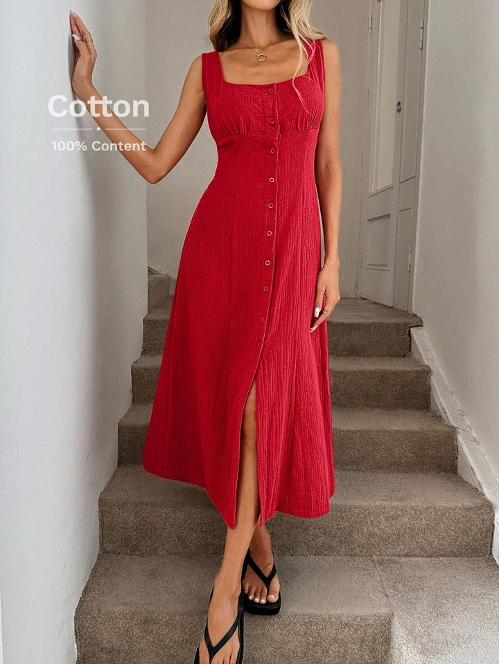 Rochie midi SHEIN, roșu