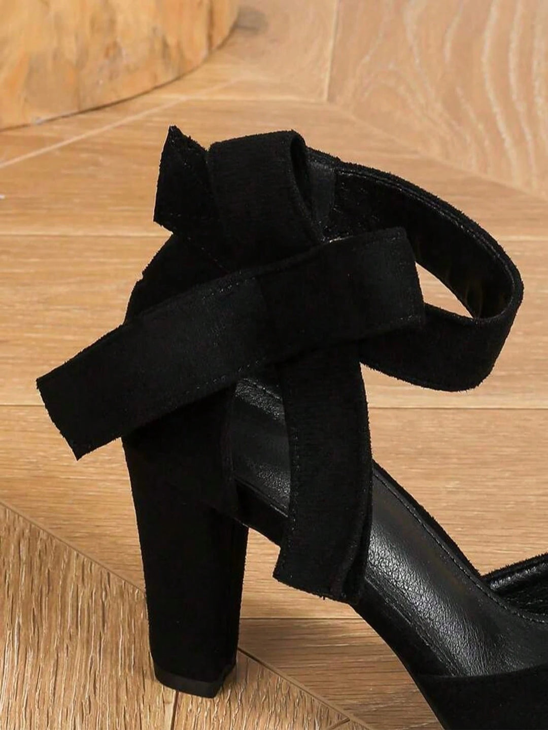 SHEIN high heels, black