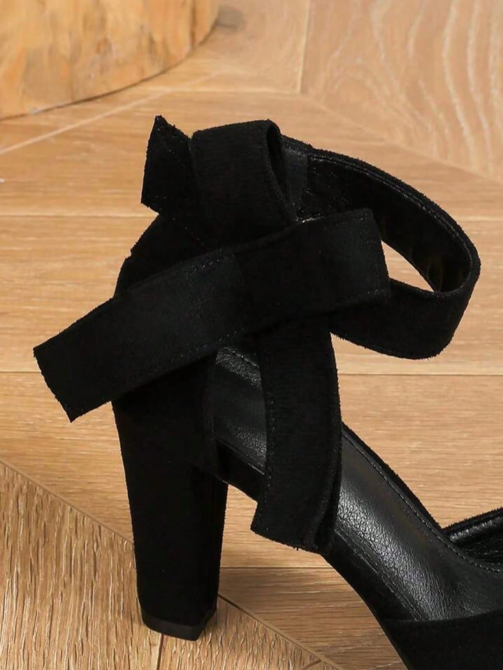SHEIN high heels, black