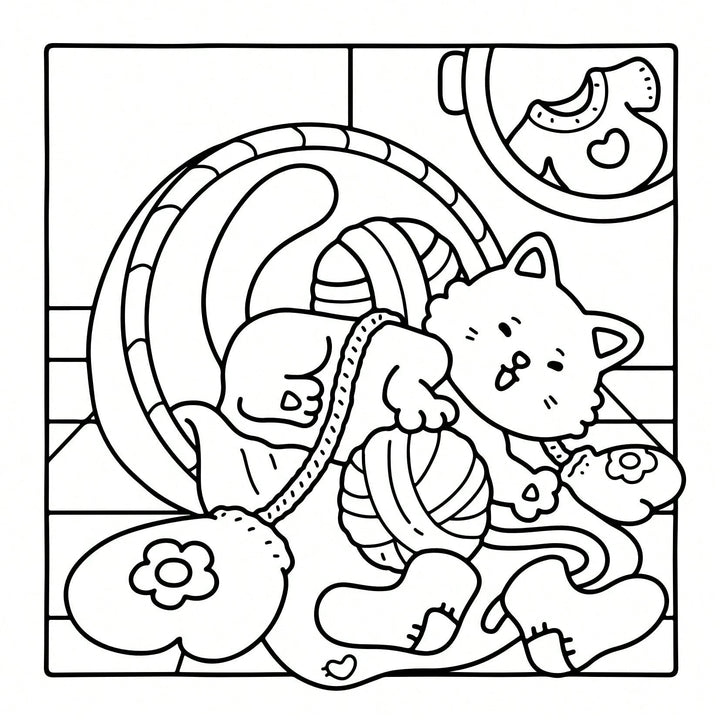 Carte de colorat SHEIN, mix culori