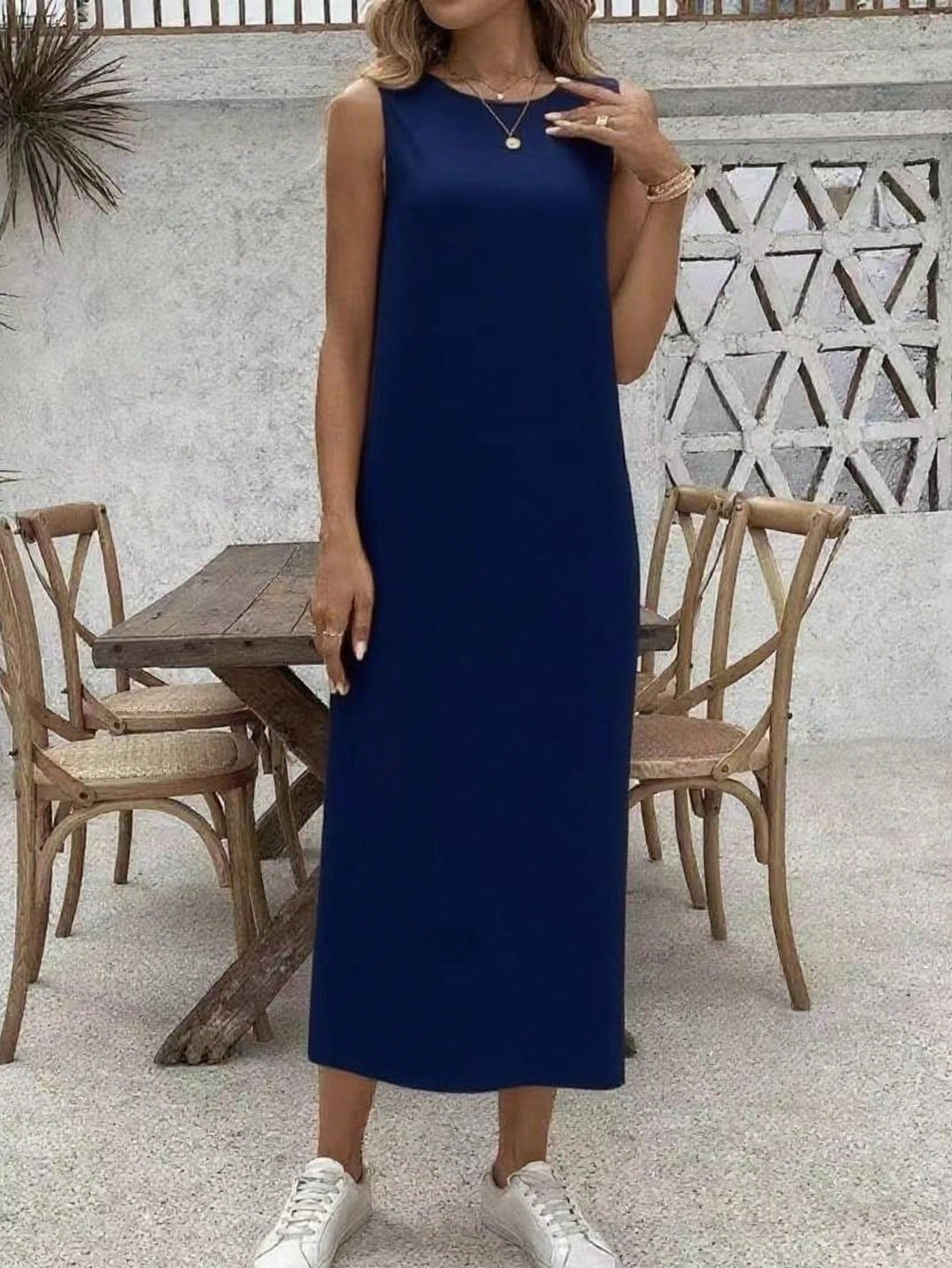 Rochie midi SHEIN, albastru