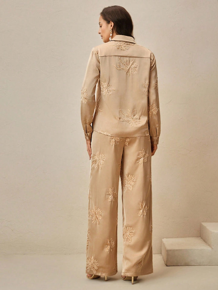 Compleu Anewsta by Shein, bej