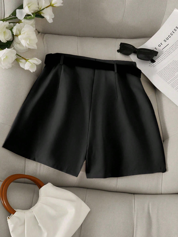 Fustă pantalon SHEIN, negru