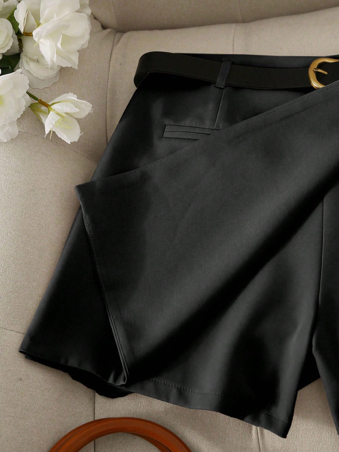Fustă pantalon SHEIN, negru