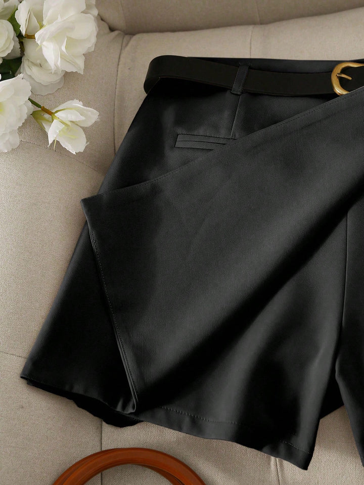 Fustă pantalon SHEIN, negru