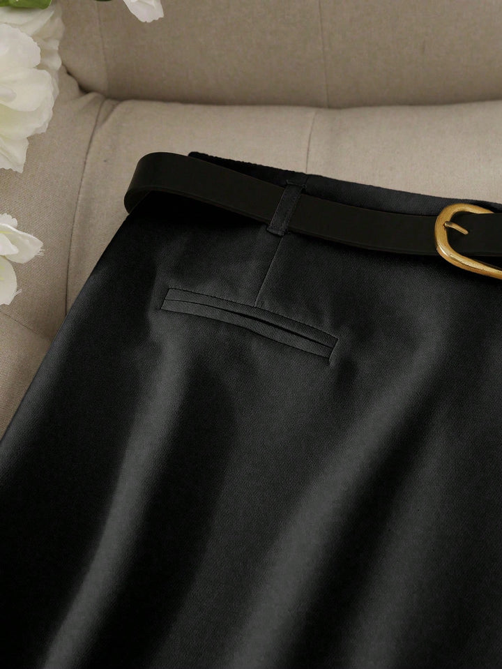 Fustă pantalon SHEIN, negru
