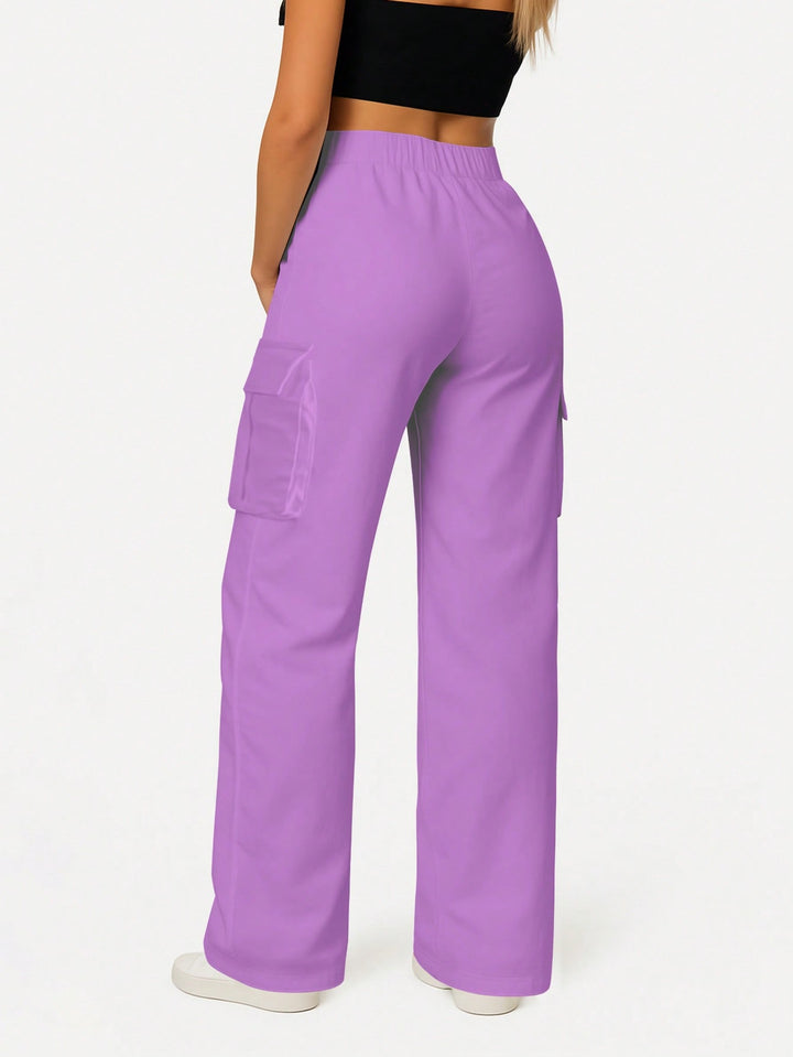 Pantaloni SHEIN, mov