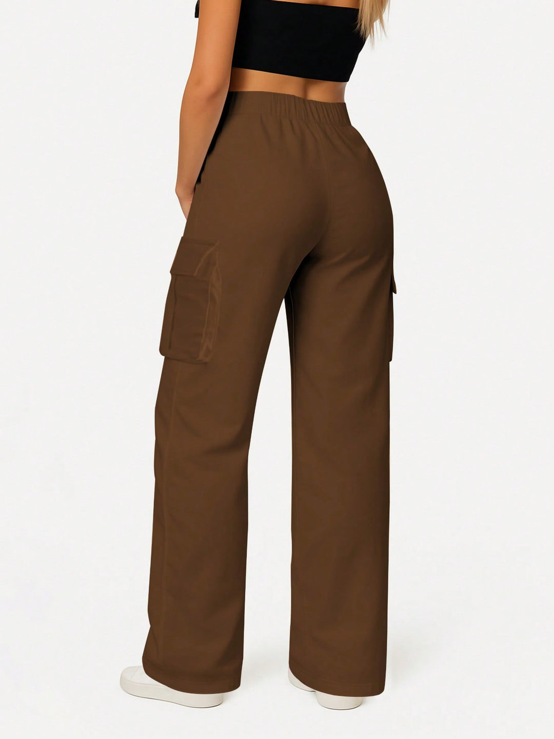 Pantaloni SHEIN, vișiniu