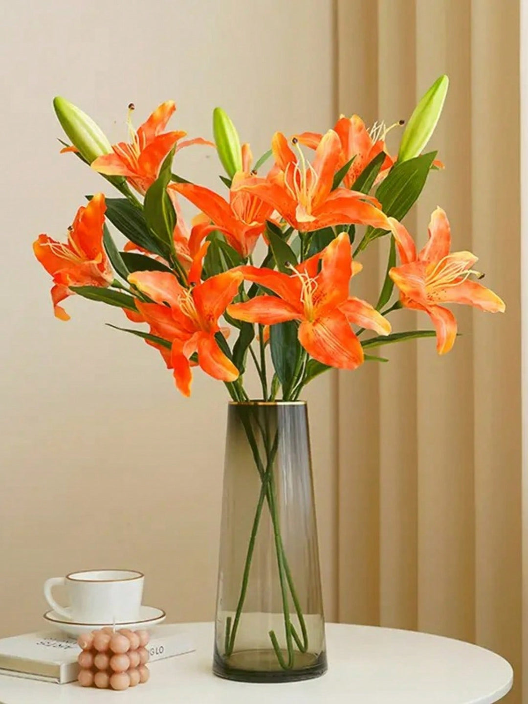 Floari artificiale SHEIN, mix culori