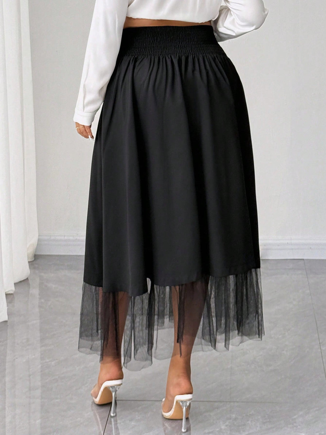 Fustă maxi SHEIN, negru