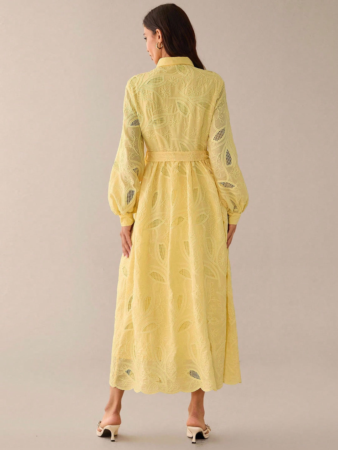 Rochie maxi SHEIN, galben