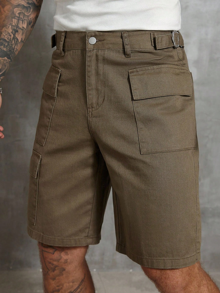 Pantaloni scurți SHEIN, kaki